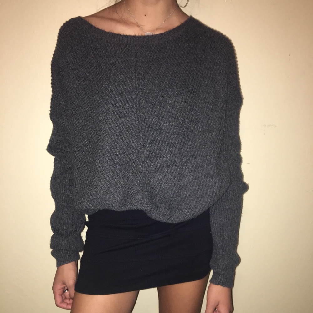 Soft Gray Comfy Sweater